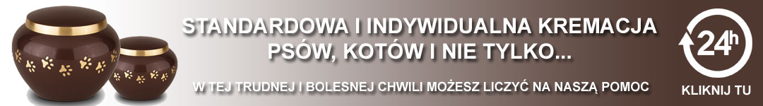Kremacja zwierząt, baner partnera